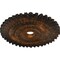 Ekena Millwork Eryn Ceiling Medallion (Fits Canopies up to 4"), Hand-Painted Rust, 24 3/4"OD x 3 1/4"ID x 1 7/8"P CM24ENRUS - alternate 2